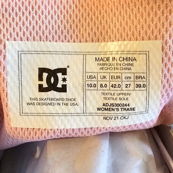 DC sneakers pastel pink - Picture 2 of 6